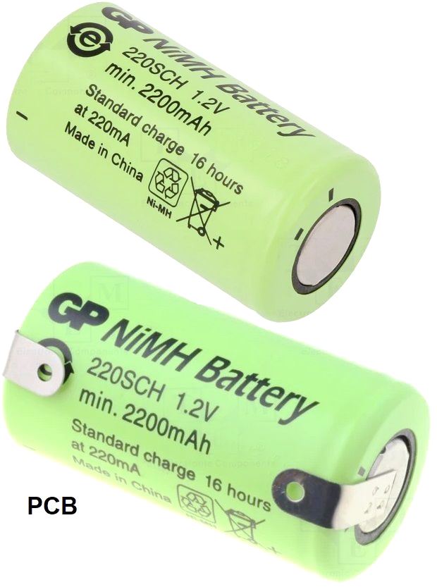 Bateria NI-CD SubC 1,2V.2200mA